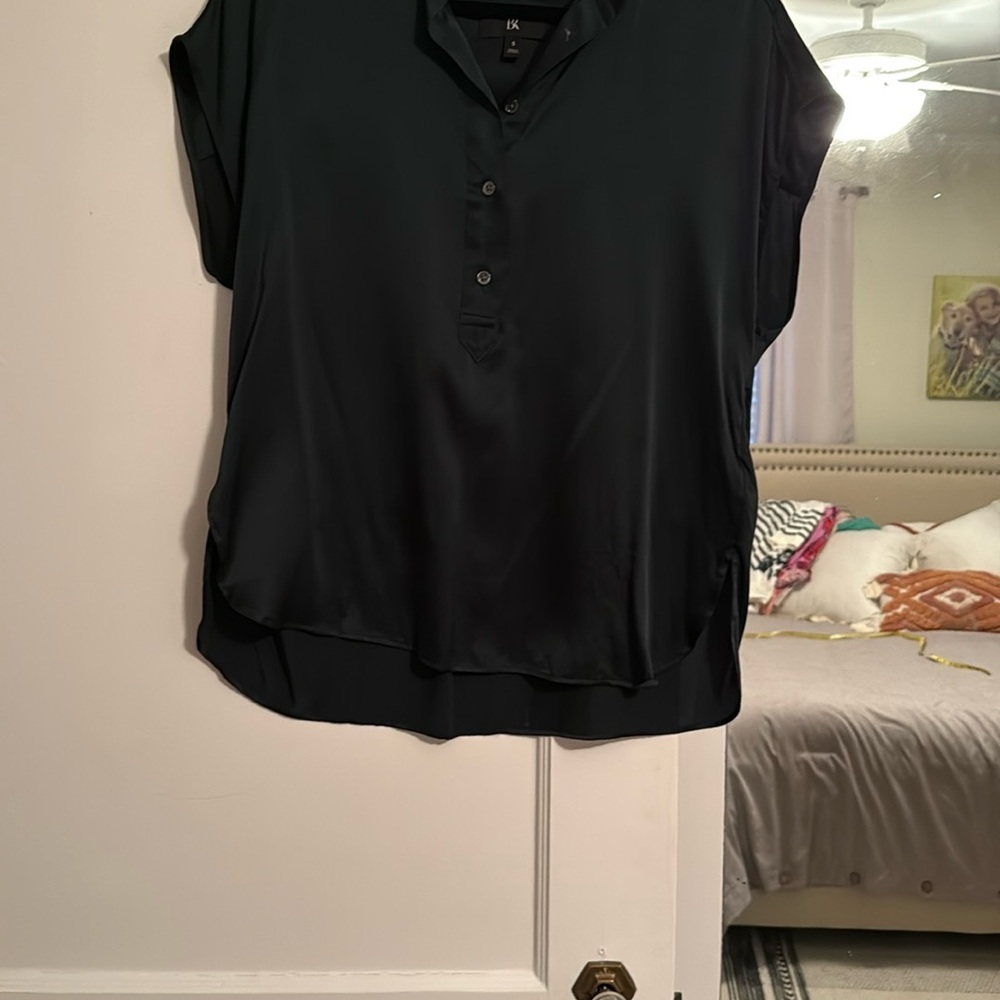 Banana Republic Green silk Women's Top S M